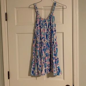 Lilly Pulitzer Trapeze Dress, Anchor print 2020